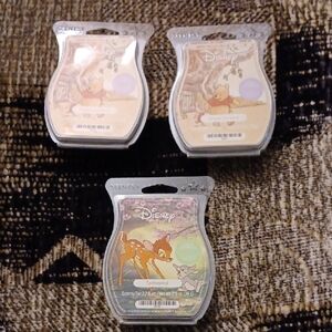 4/$60 New Scentsy Disney's "Forest Favorites" Aromatic Wax - Set Of 3 Bars